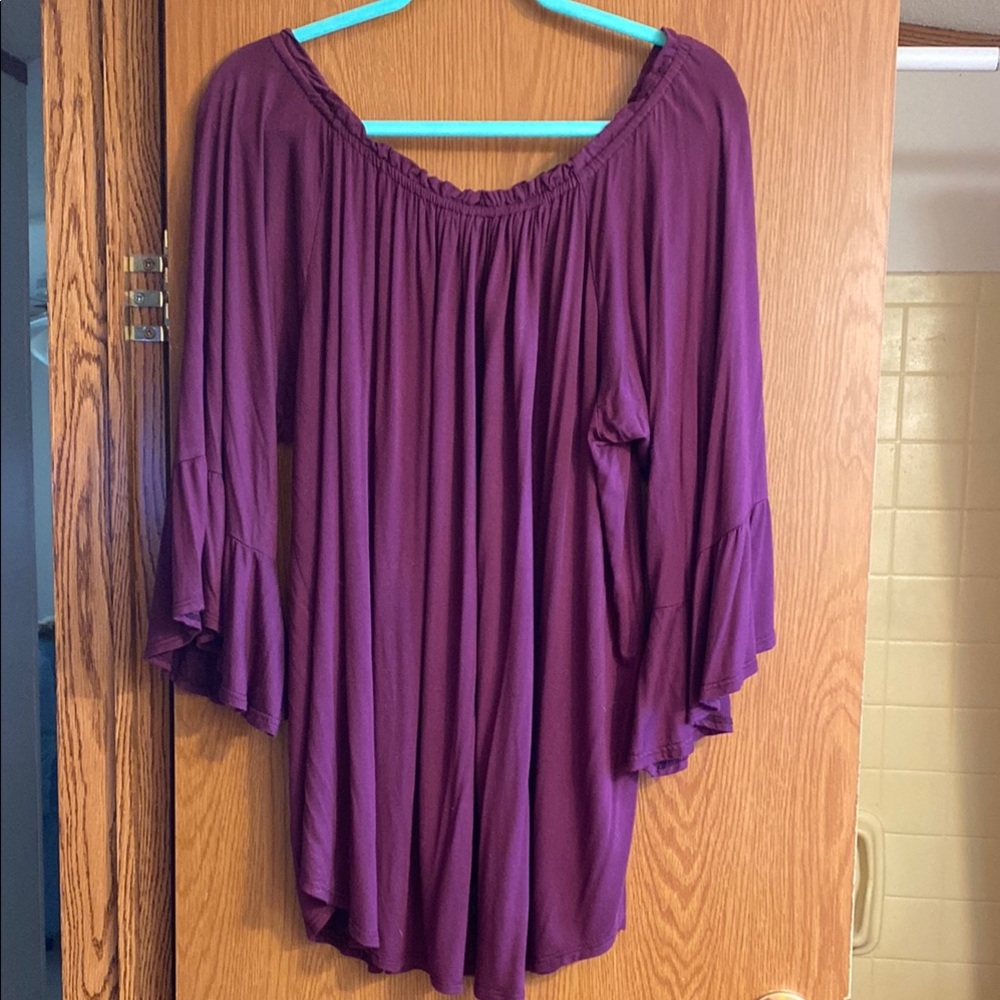 Elegant Purple Women's Top